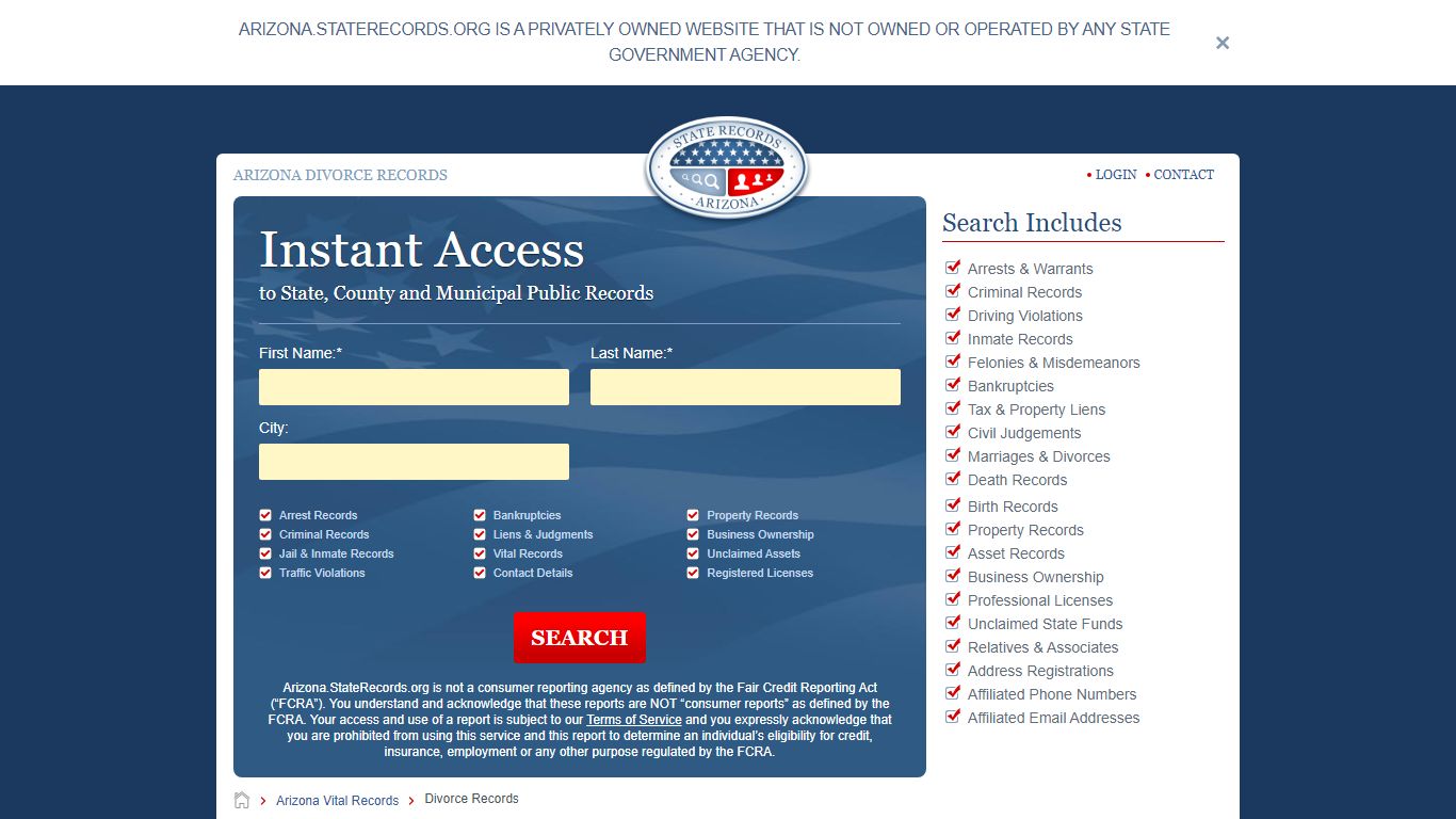 How to Find Arizona Divorce Records | StateRecords.org
